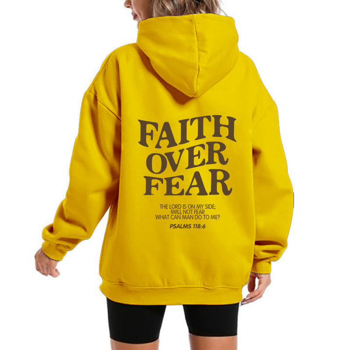 Women's hoodie with motivational lettering and comfortable fit Lisslune