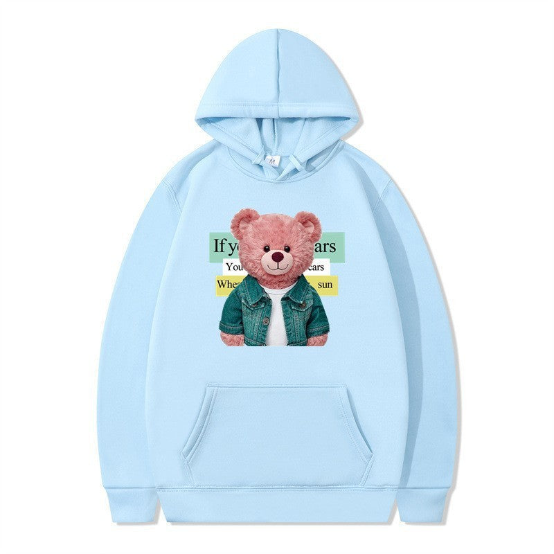Women Hoodie with cute bear motif Lisslune