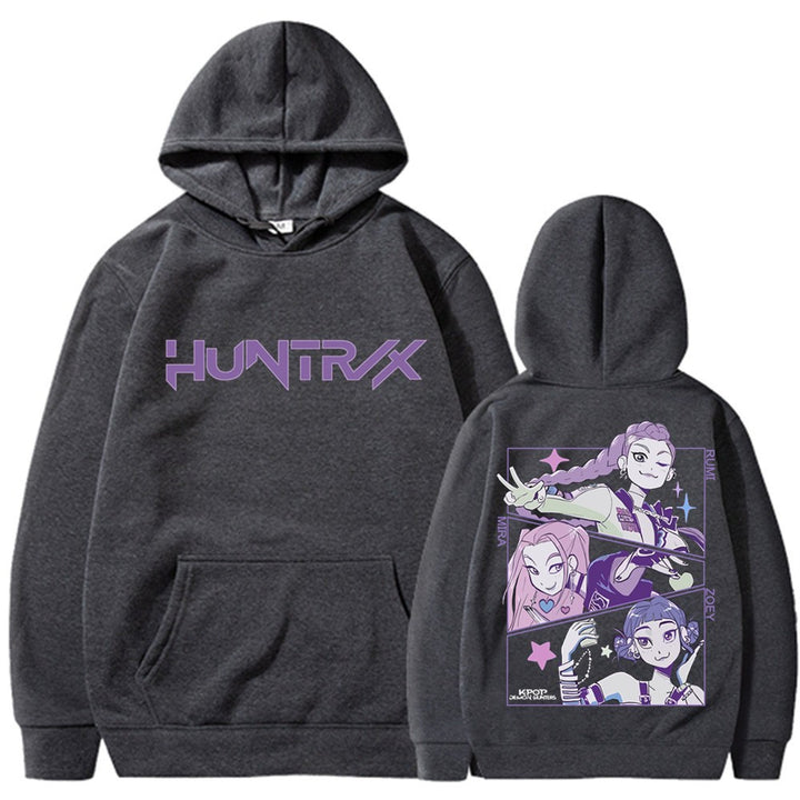 Women's hoodie with artistic anime print Lisslune
