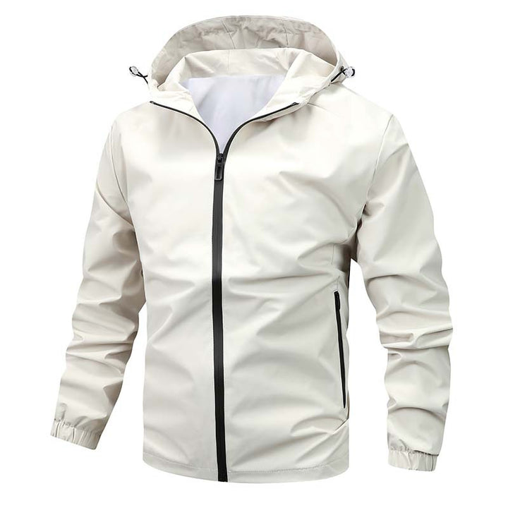 Men's Waterproof Sports Jacket with Adjustable Hood Lisslune