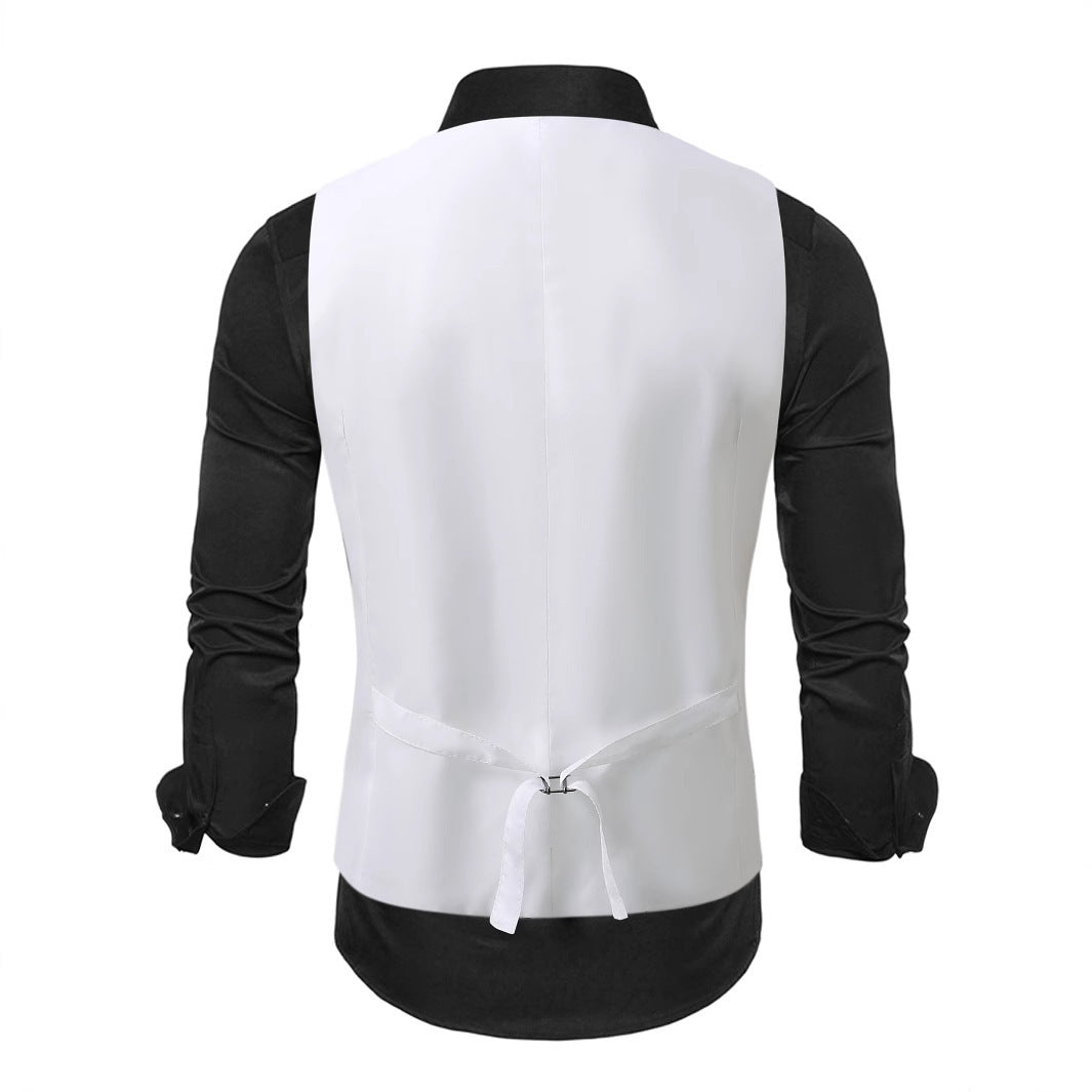 Men's festive sequin vest Lisslune