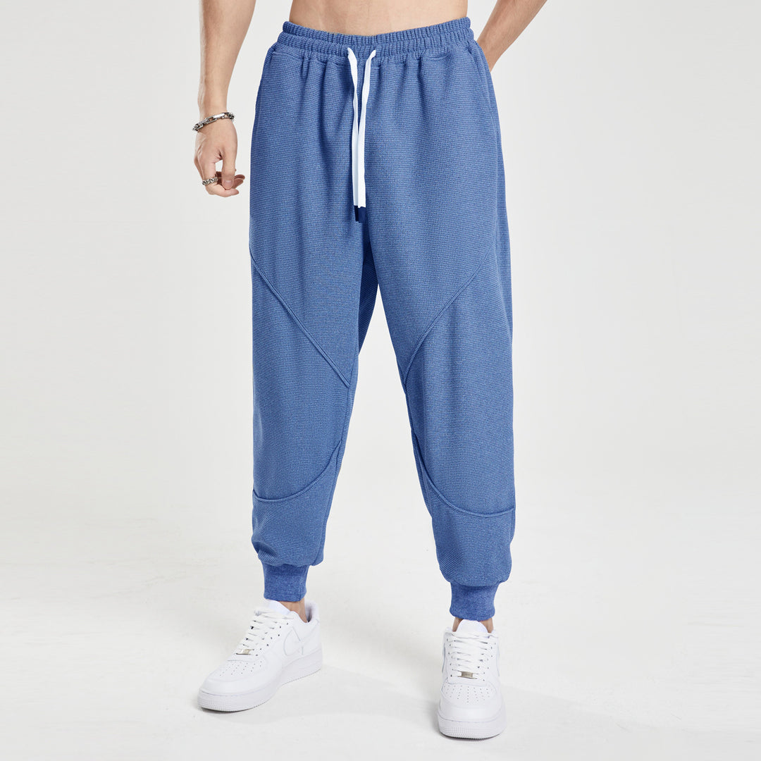 Men's sporty sweatpants with quilted design Lisslune