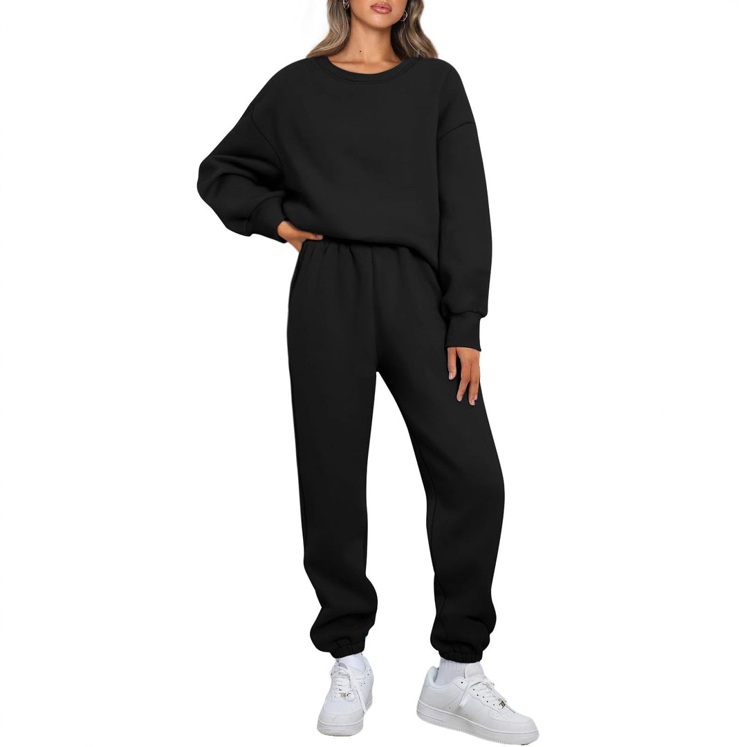 Women's comfortable leisure suit with oversized cut and elastic waistband Lisslune