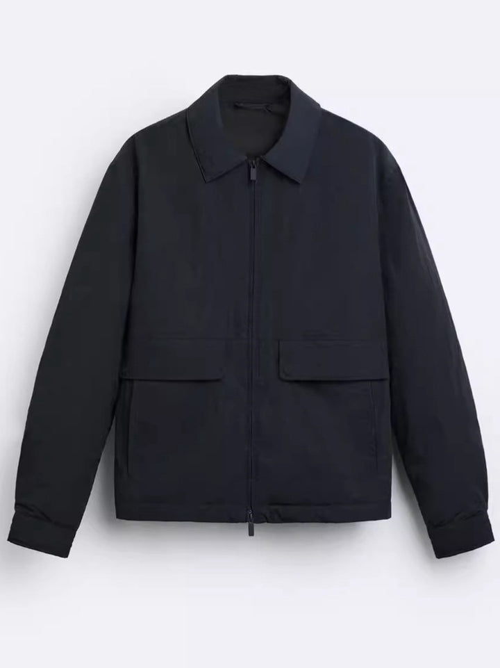 Men's casual jacket with practical pockets and modern cut Lisslune