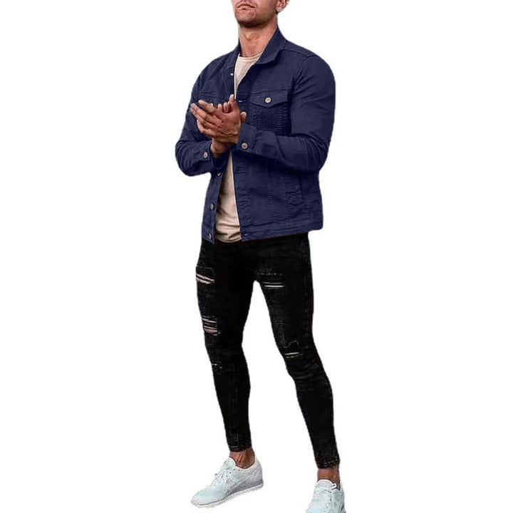 Men's Jeans Jacket Lisslune