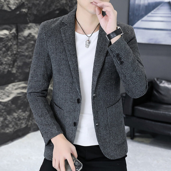 Men's fashionable knitted blazer jacket Lisslune