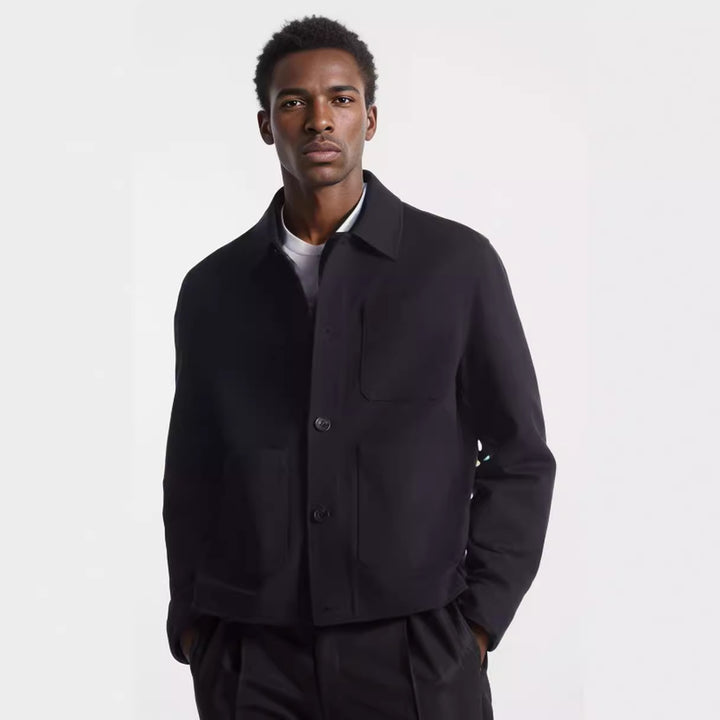 Men's stylish utility jacket with practical pockets Lisslune