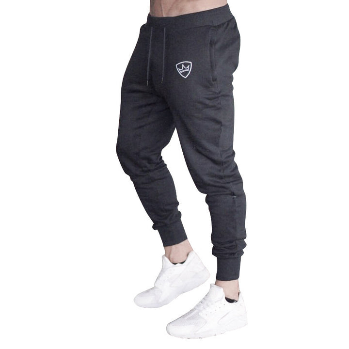 Men's sporty jogging pants with elastic waistband and stylish cut Lisslune