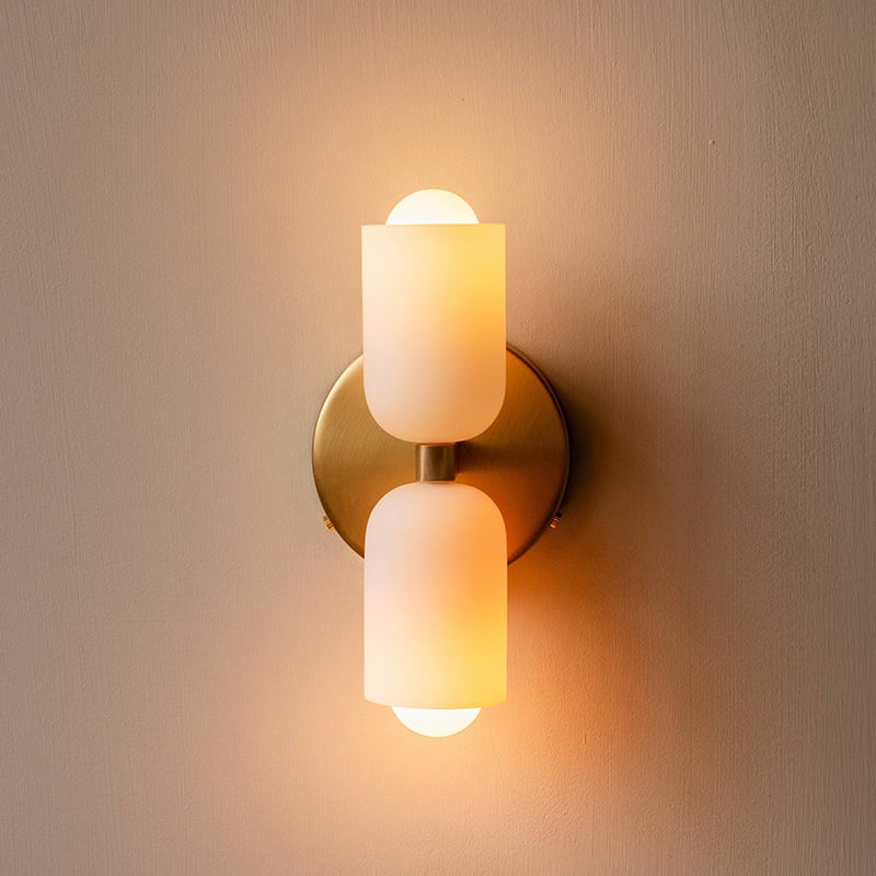 Lisslune | MP H30 Glass Wall Light, Up-Down Style - May Special Offer