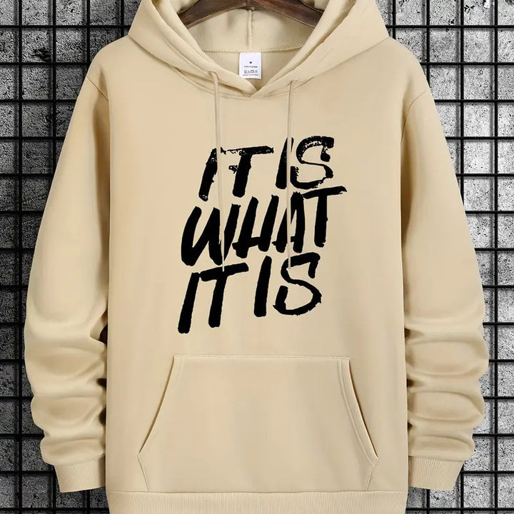 Women's hoodie with modern lettering and comfortable fit Lisslune