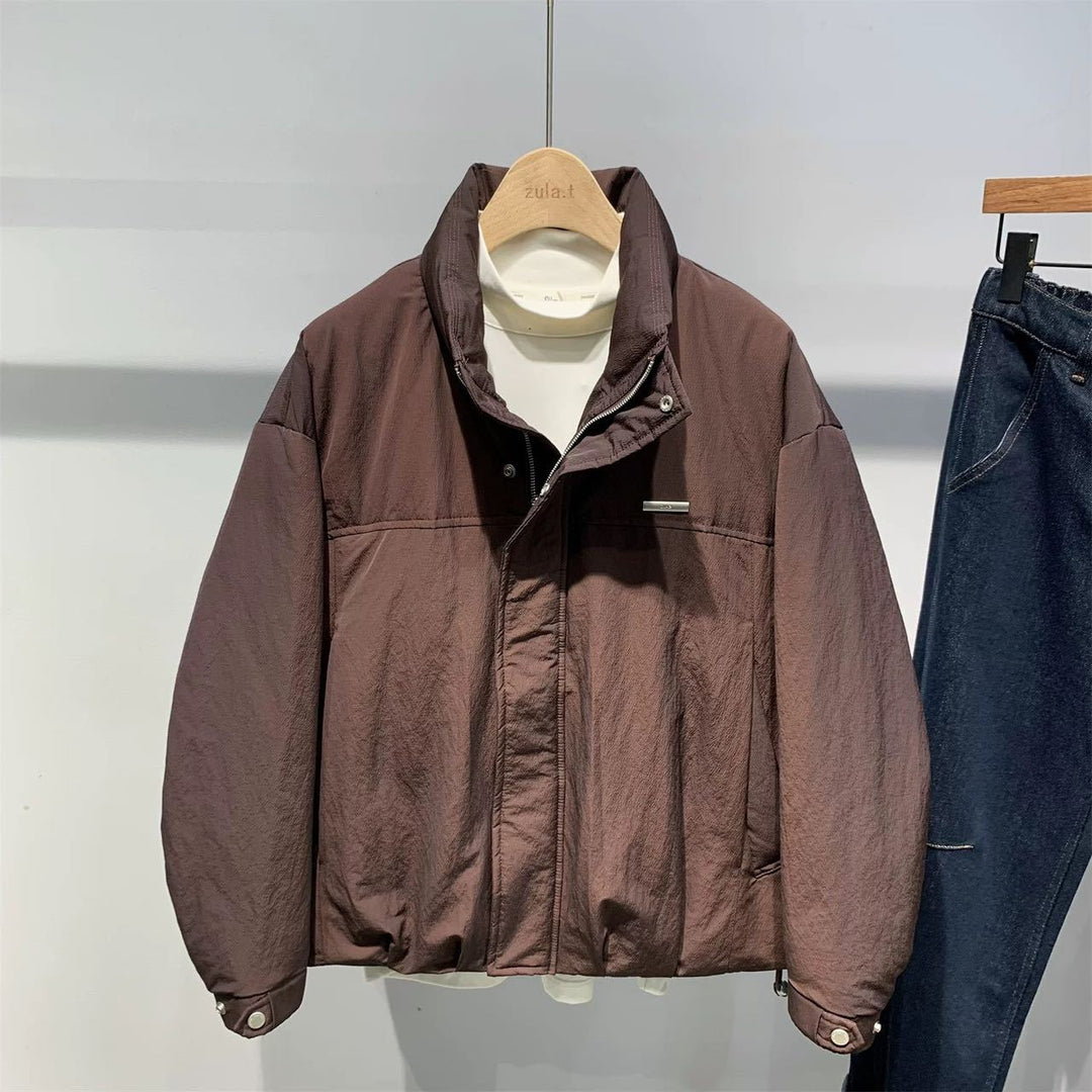 Men's Fashion Transitional Jacket with Practical Button and Zipper Details Lisslune