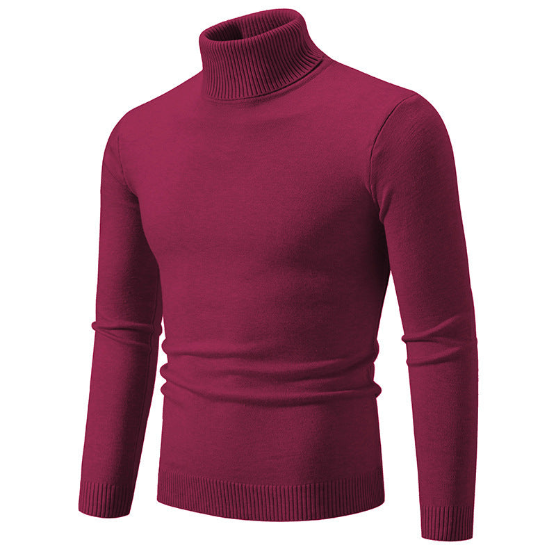 Men's elegant turtleneck sweater made of fine cotton Lisslune