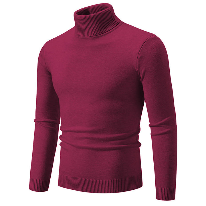 Men's elegant turtleneck sweater made of fine cotton Lisslune