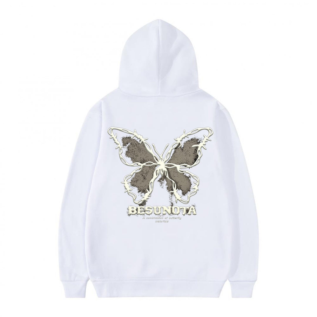 Women's hoodie with creative butterfly motif Lisslune