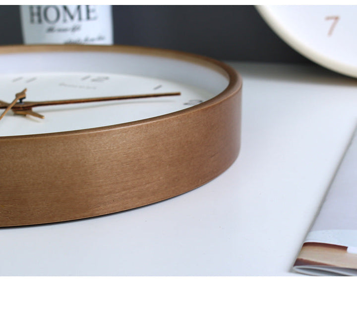 Lisslune | TimberClock - Solid Wood Analog Clock