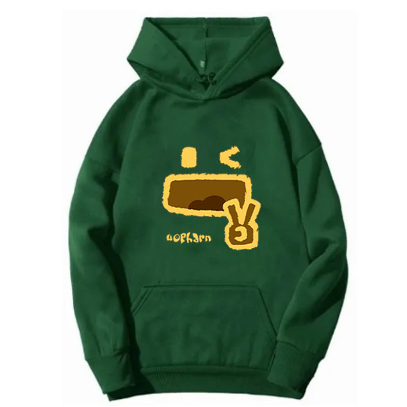 Women's hoodie with creative emoji design Lisslune