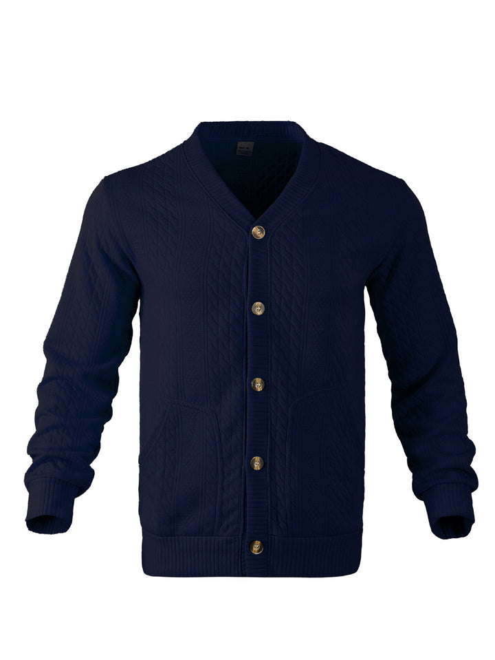 Men's cardigan with modern details and practical pockets Lisslune