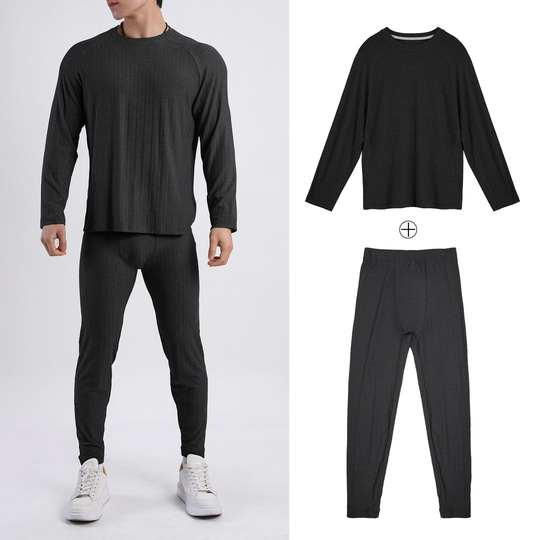 Men's thermal set with innovative heat insulation and moisture-wicking properties Lisslune