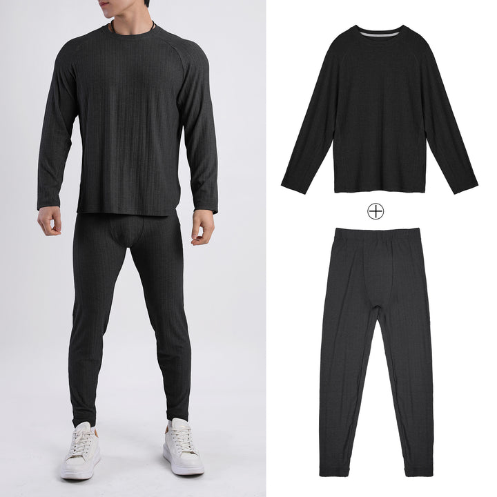 Men's thermal set with innovative heat insulation and moisture-wicking properties Lisslune