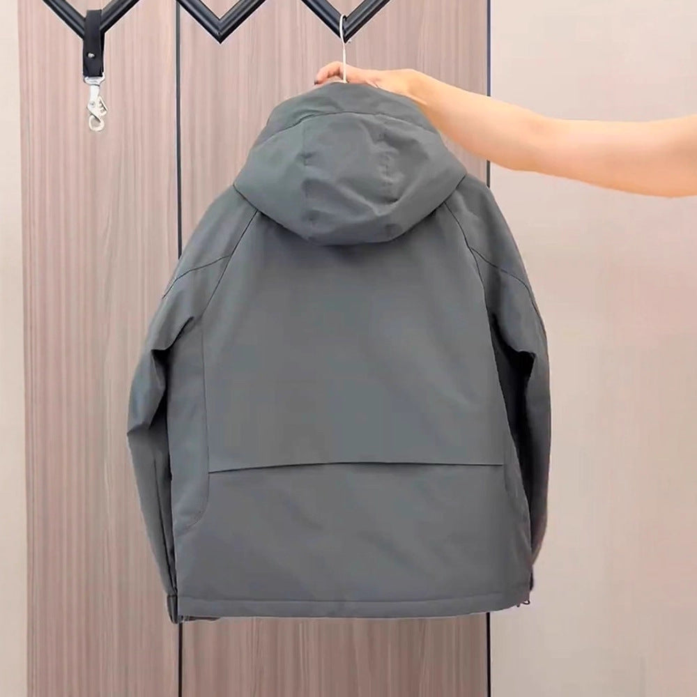 Men's Urban Outdoor Jacket with Practical Hood Design Lisslune