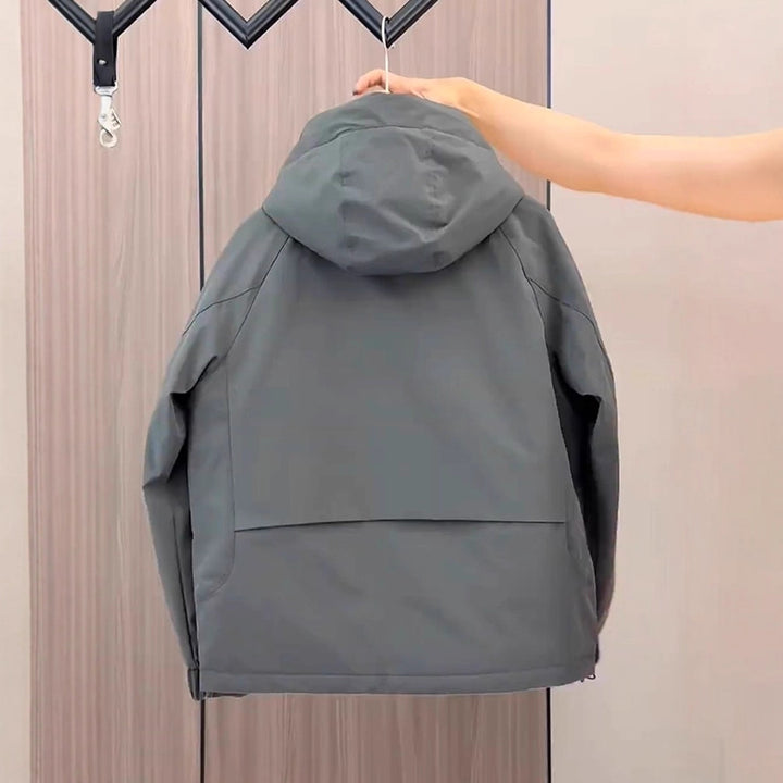 Men's Urban Outdoor Jacket with Practical Hood Design Lisslune