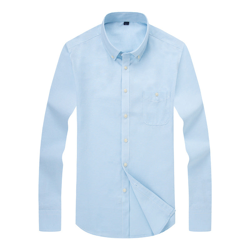 Men's business shirt with button-down collar and chest pocket Lisslune