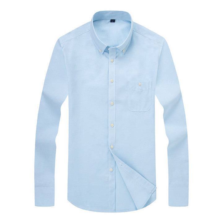 Men's business shirt with button-down collar and chest pocket Lisslune