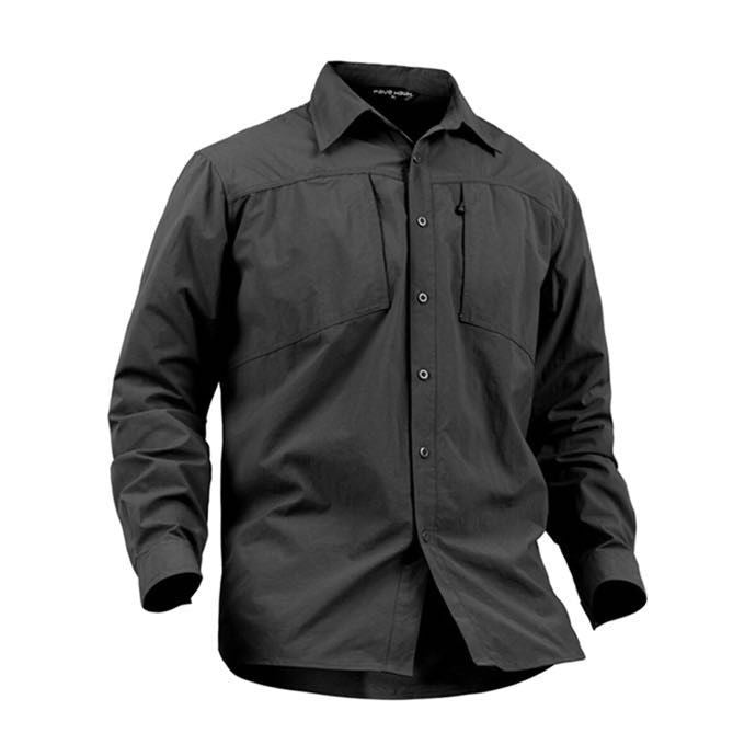 Men's leisure shirt with practical chest pockets Lisslune