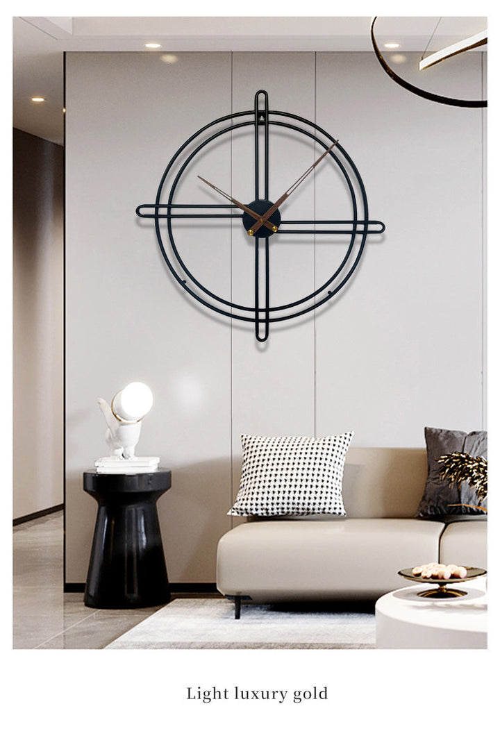Lisslune | Nordic decorative large wall clock for the living room 23 inches