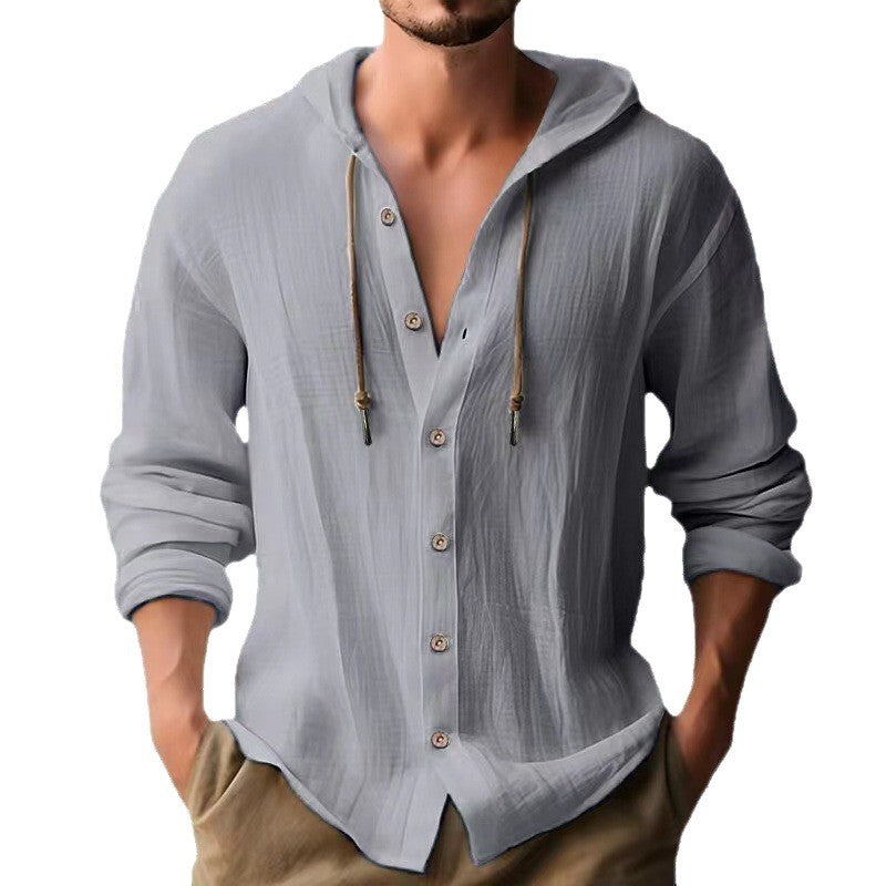 Men's hoodie with a casual fit and practical details Lisslune