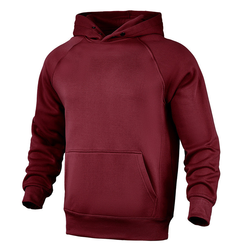 Men's hoodie made of soft fleece with kangaroo pocket and trendy design Lisslune