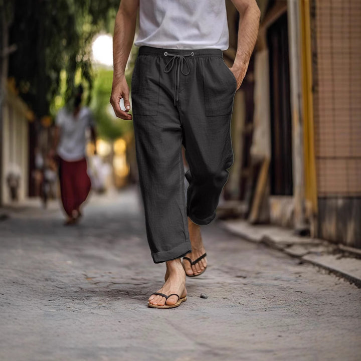 Men's airy linen pants Lisslune