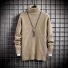 Men's turtleneck sweater with ribbed texture Lisslune