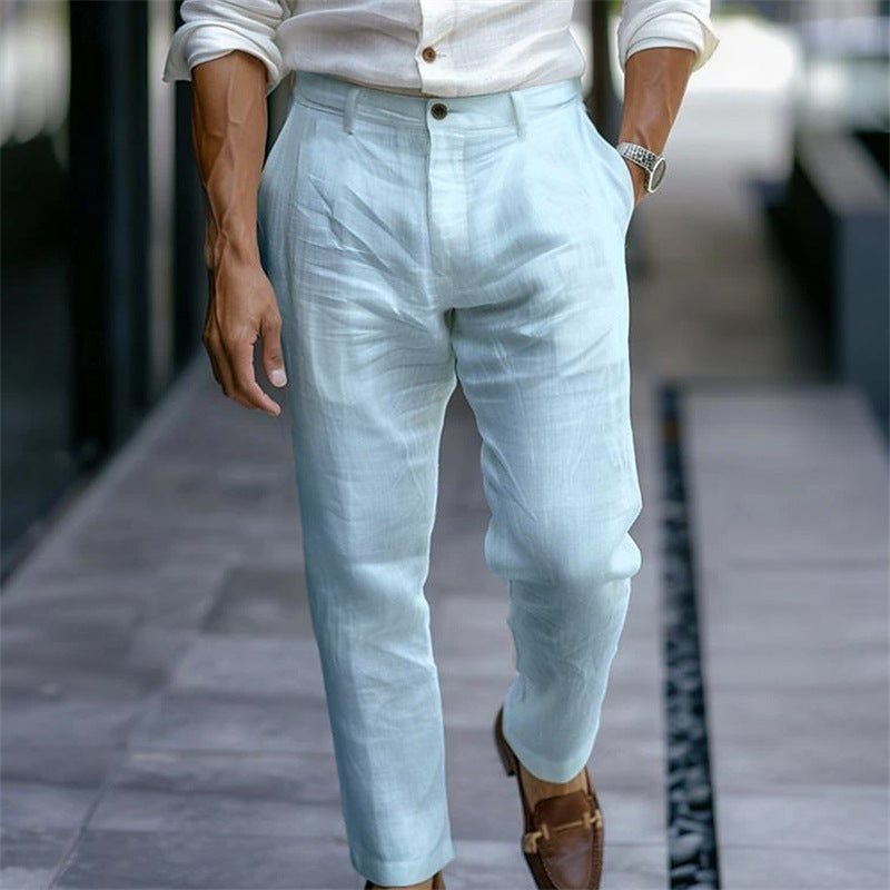 Men's Elegant Suit Pants with Tailored Fit and High-Quality Fabric Lisslune