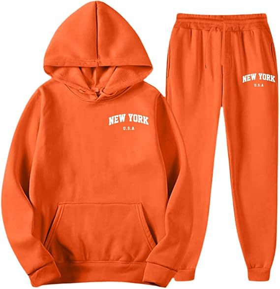 Women's Hooded Sweat Suit with high-quality material and modern lettering Lisslune