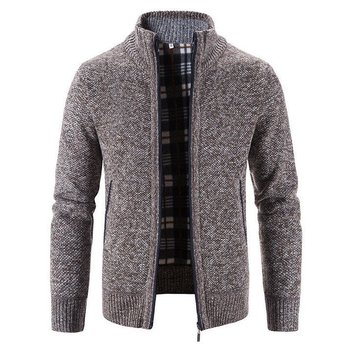 Men's cardigan with innovative heat-insulating inner lining Lisslune