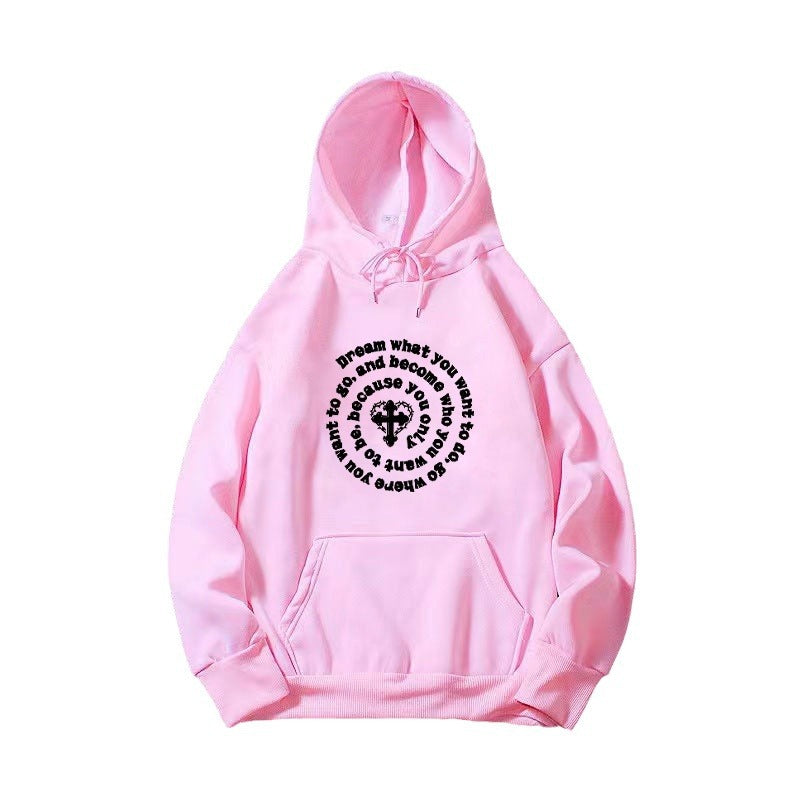 Women's hoodie with inspiring motif Lisslune