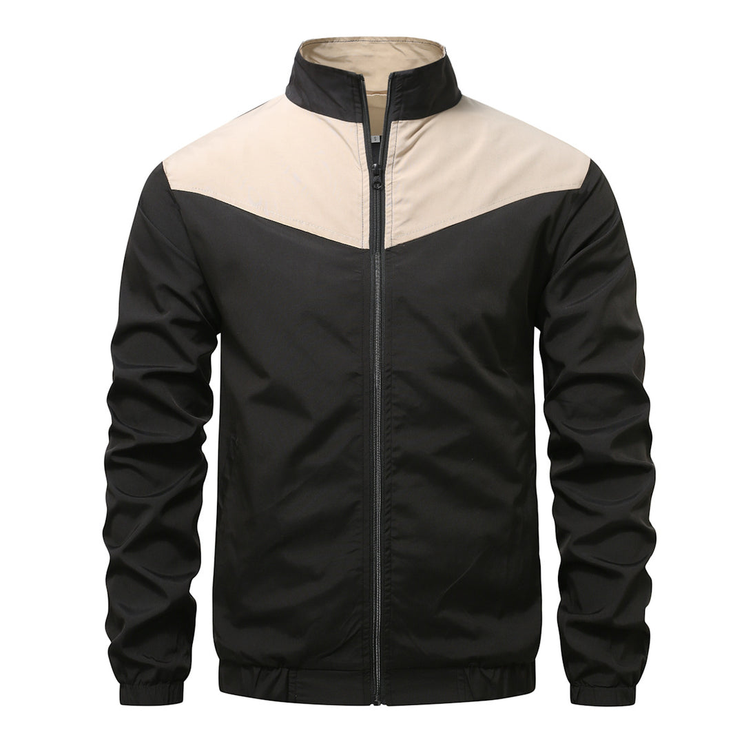 Men's Sporty Jacket with Modern Collar Lisslune