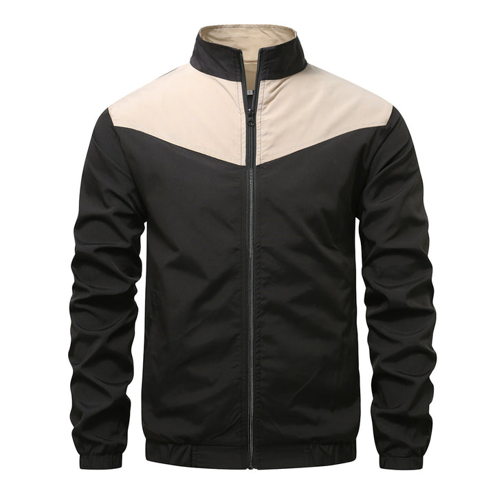 Men's Sporty Jacket with Modern Collar Lisslune