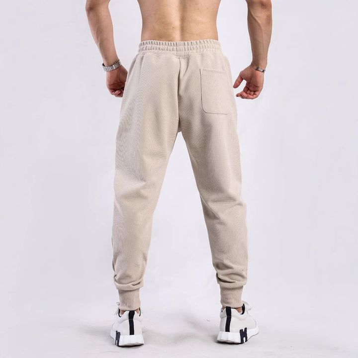 Men's sporty jogging pants with breathable inserts and elastic waistband Lisslune