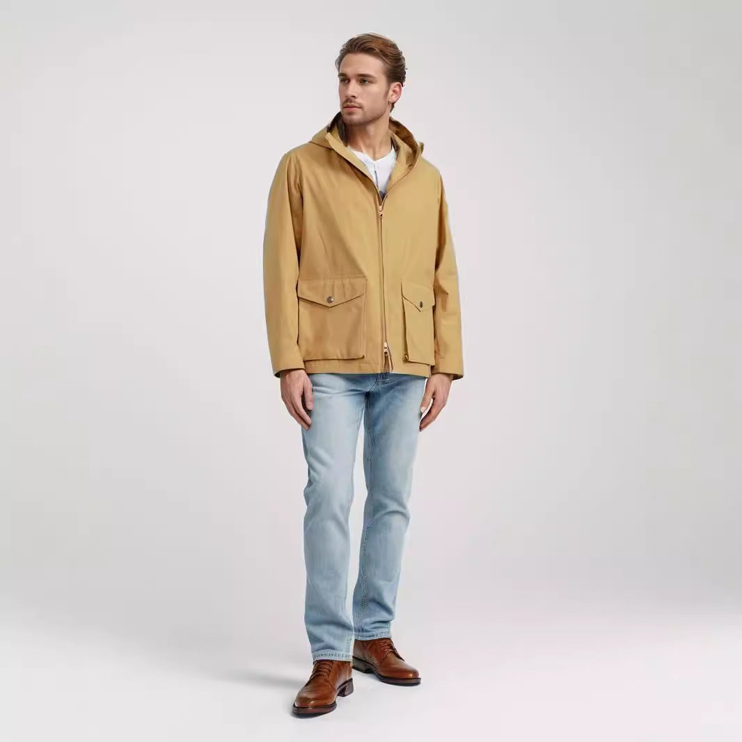 Men's functional transitional jacket with removable hood Lisslune