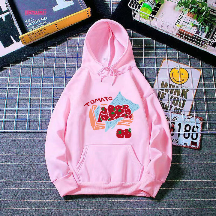 Women's hoodie with creative vegetable motif Lisslune