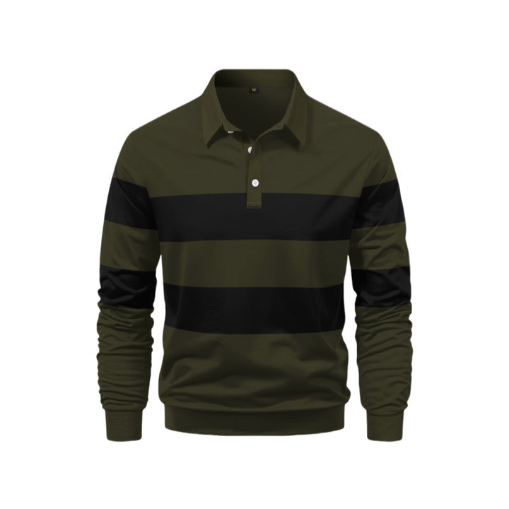 Men's Polo Shirt with sporty stripe design Lisslune
