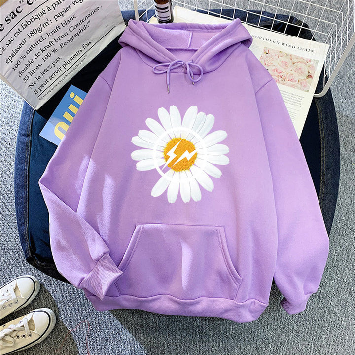 Women's hoodie with floral design Lisslune