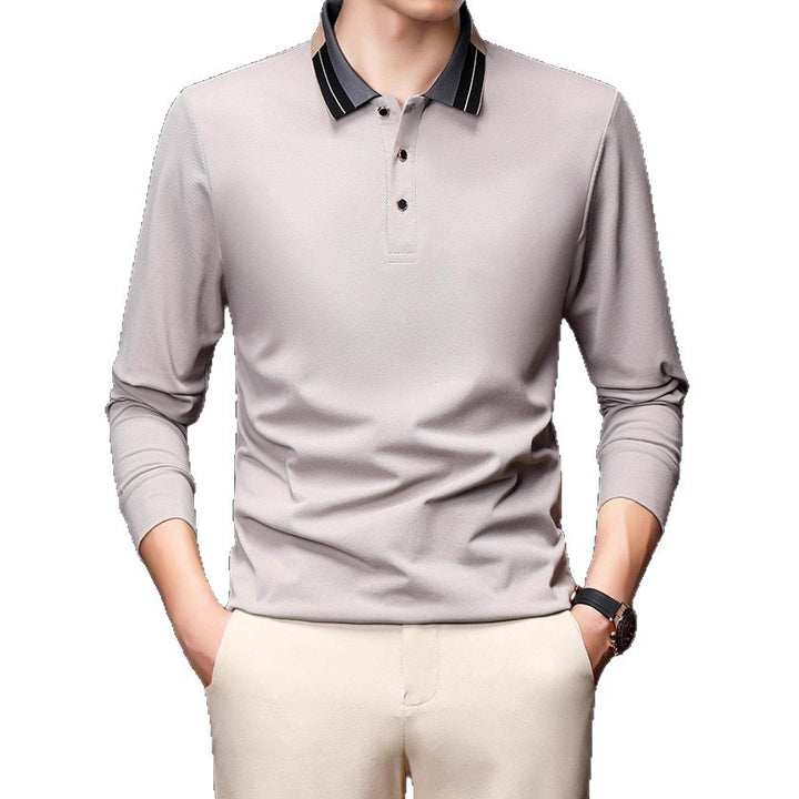 Men's polo shirt with modern accents and breathable fabric Lisslune