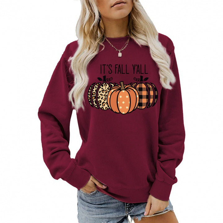 Women’s sweatshirt with playful autumn motif and comfortable fit Lisslune
