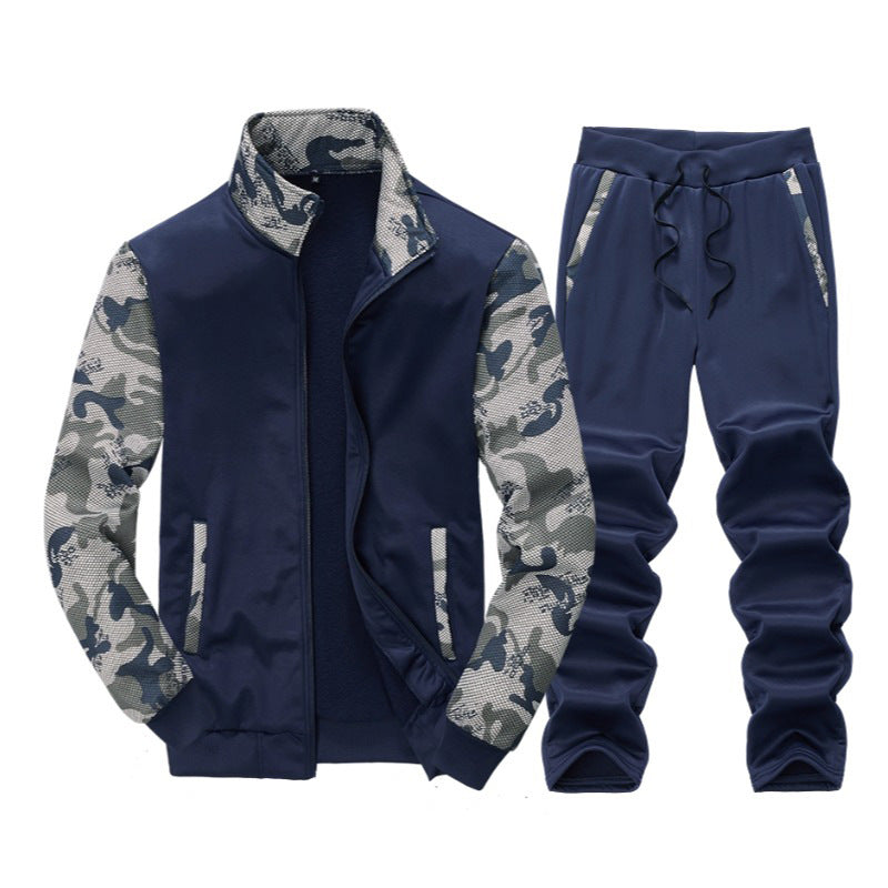 Men's Sporty Tracksuit Set with Functional Details Lisslune