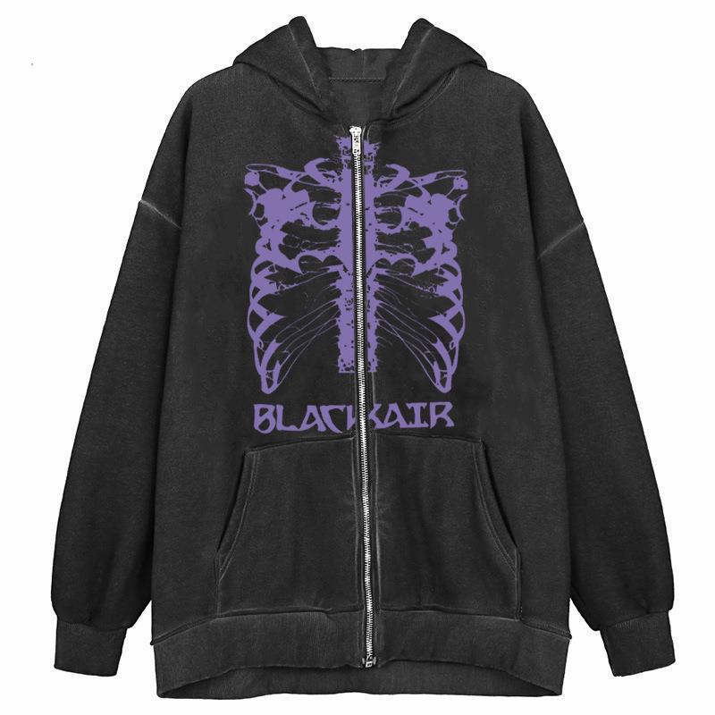 Women’s hoodie with innovative skeleton design Lisslune