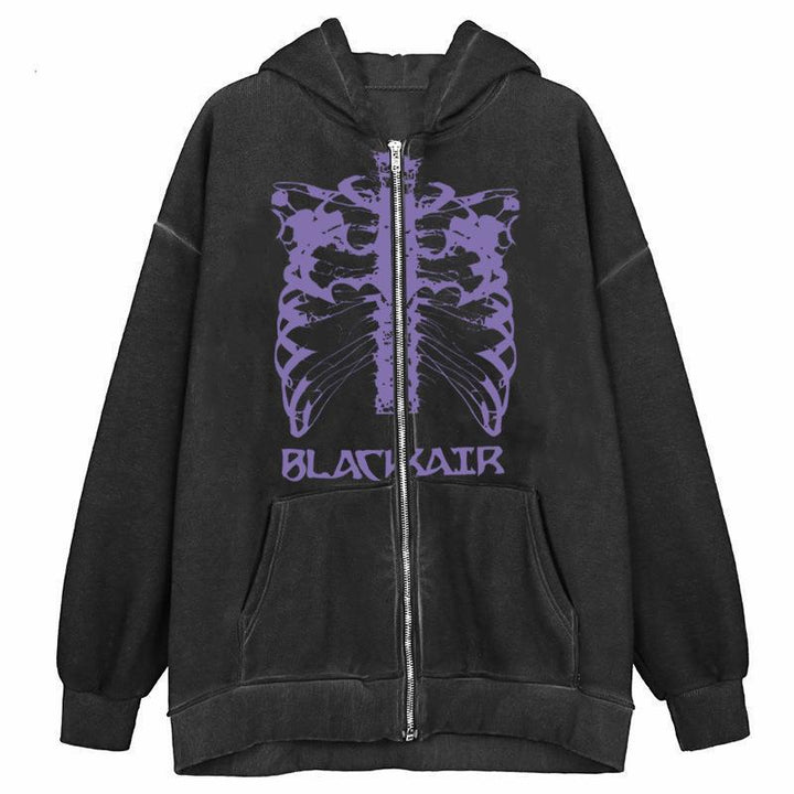 Women’s hoodie with innovative skeleton design Lisslune