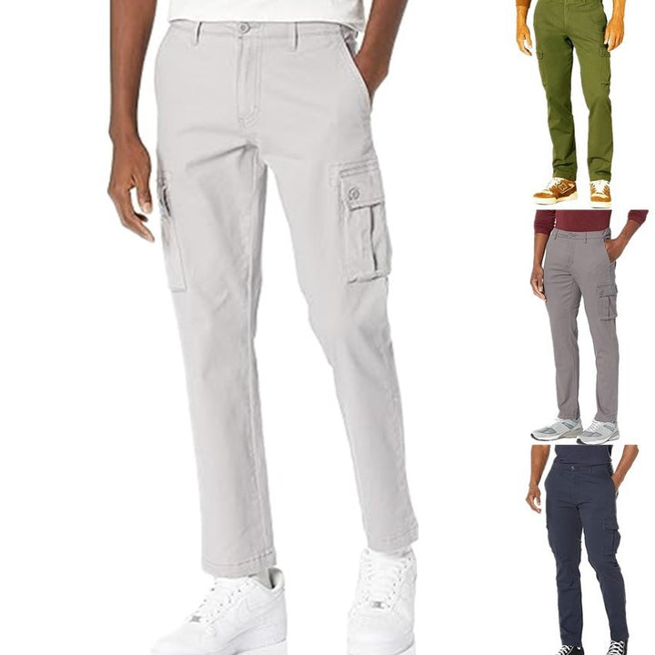 Men's cargo pants with practical pockets and durable material Lisslune
